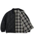 画像3: FTC/REVERSIBLE PLAID PUFFY JKT BLACK