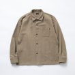 画像1: RATS/COTTON WOOL SHIRT  BEIGE