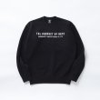 画像1: RATS/TPOR CREW NECK SWEAT BOLT  BLACK