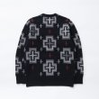 画像2: (店頭在庫分）RATS/NATIVE CROSS CREW NECK  BLACK