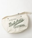 画像1: BELAFOTE/RT NEWS PAPPER BAG SCRIPT  SOAPING IVORY