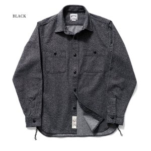画像: HOUSTON/COVERT VIYELLA SHIRTS  BLACK