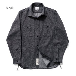 画像: HOUSTON/COVERT VIYELLA SHIRTS  BLACK