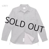 画像: HOUSTON/SOLID VIYELLA SHIRTS  GRAY
