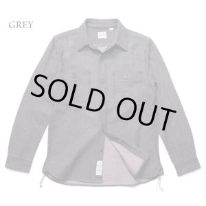 画像: HOUSTON/SOLID VIYELLA SHIRTS  GRAY
