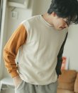 画像3: GYMMASTER/ORGANIC COTTON CREW NECK  CRZ GRAYxOFFxNAVY