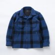 画像1: (再アップ）RATS/BUFFALO CHECK SHIRT JACKET  BLUExBLACK