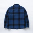 画像2: (再アップ）RATS/BUFFALO CHECK SHIRT JACKET  BLUExBLACK