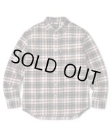 画像: FTC/PLAID NEL SHIRT  BLACK