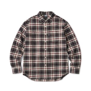 画像: FTC/PLAID NEL SHIRT  BLACK