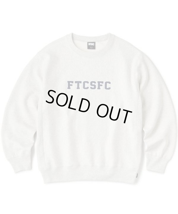 画像1: (店頭在庫分）FTC/FTCSFC LOGO CREWNECK  ASH