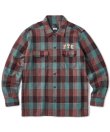 画像1: (店頭在庫分）FTC/PLAID WORK SHIRT  BROWN