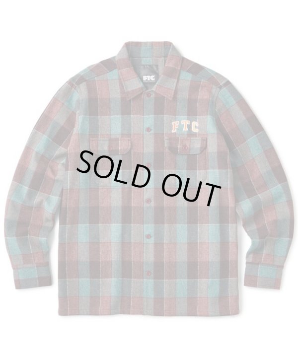 画像1: (店頭在庫分）FTC/PLAID WORK SHIRT  BROWN