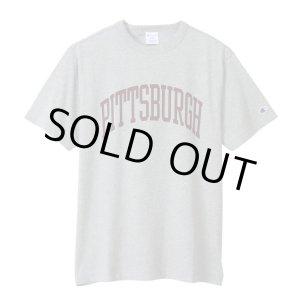 画像: CHAMPION/PRINT SHORT  SLEEVE T PITTSBURGH  OX.GRAY