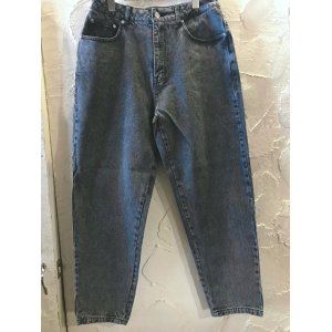 画像: (再入荷) HAL HAM/DENIM WIDE TAPERED PANTS  BLACK CHEMICAL