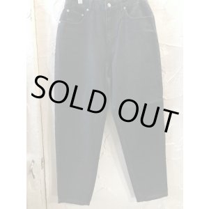 画像: (再入荷) HAL HAM/DENIM WIDE TAPERED PANTS   BLACK
