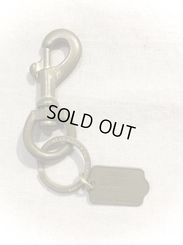 画像1: GLAD HAND(グラッドハンド)/SWIVEL SNAP KEY HOLDER  BRASS