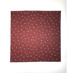 画像: BELAFOTE/RT BANDANA DOT  BURGUNDY