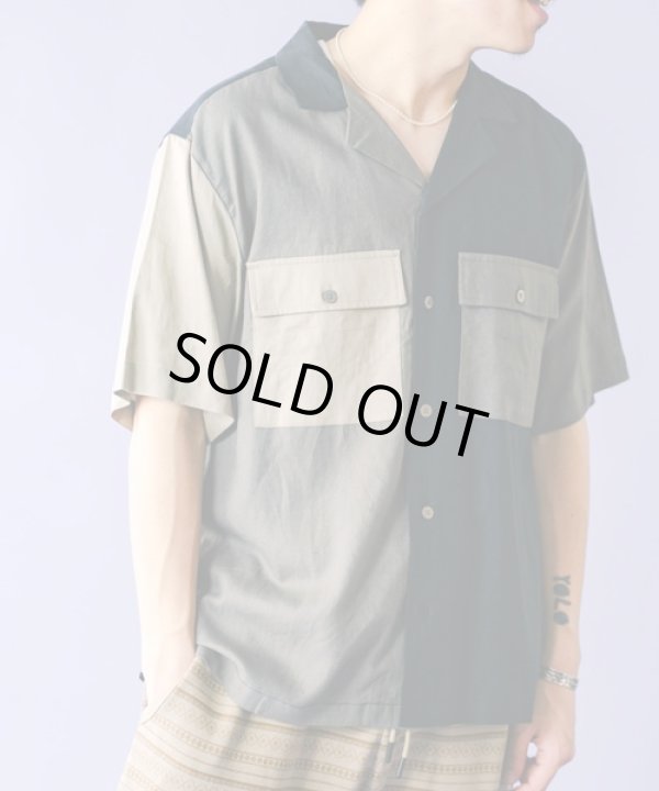 画像2: GYMMASTER/LINENxRAYON  SHIRT  OLIVE