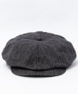 画像1: BELAFOTE/RT PEAKY HAT SUMI HEATHER LINEN GRAY.H