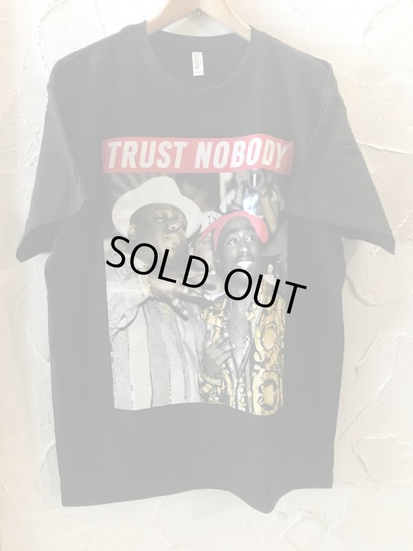 画像1: THREADE ON DEMAND/TRUST NOBODY S/S T  BLACK