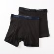 画像1: HANES/BOXER BRIEFS 2P  BLACK、NAVY