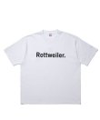 画像1: (通常販売）ROTTWEILER/CLASSIC LOGO T  WHITE