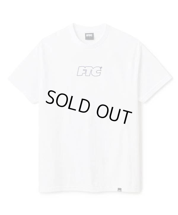 画像1: FTC/OBLIQUE LOGO T  WHITE