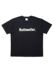 画像1: ROTTWEILER/CLASSIC LOGO T  BLACK