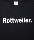 画像3: ROTTWEILER/CLASSIC LOGO T  BLACK