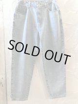 画像: (再入荷) HAL HAM/DENIM WIDE TAPERED PANTS  BLUE CHEMICAL
