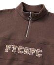 画像2: FTC/FTCSFC HALF ZIP SWEAT SHIRT  NAVY