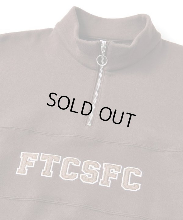 画像2: FTC/FTCSFC HALF ZIP SWEAT SHIRT  NAVY