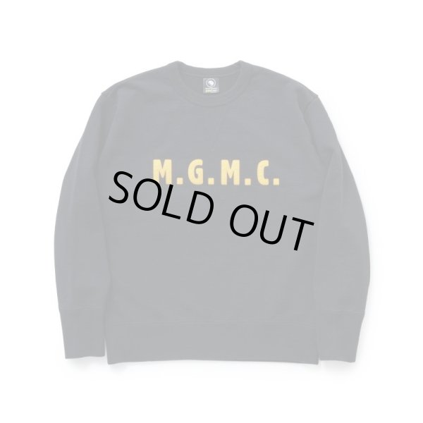 画像1: RATS/LETTERD CREWNECK SWEAT  BLACK