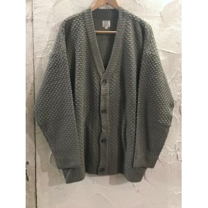 画像: (SALE 30%OFF) REVO/WAFFLE KNITING CARDIGAN  GRAY