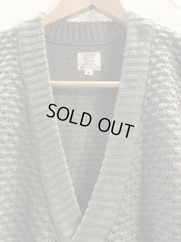画像3: REVO/WAFFLE KNITING CARDIGAN  GRAY
