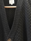 画像3: REVO/WAFFLE KNITING CARDIGAN  BLACK