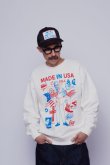 画像1: SOFTMACHINE/USA SWEAT  WHITE