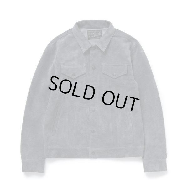 画像1: RATS/SUEDE LEATHER JACKET  GRAY
