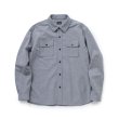 画像1: RATS/COTTON FLANNEL SHIRT  H.GRAY