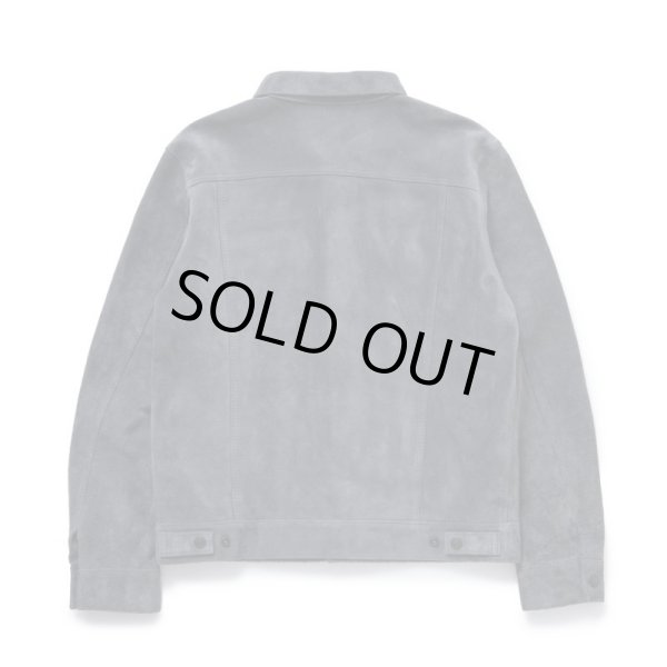 画像2: RATS/SUEDE LEATHER JACKET  GRAY