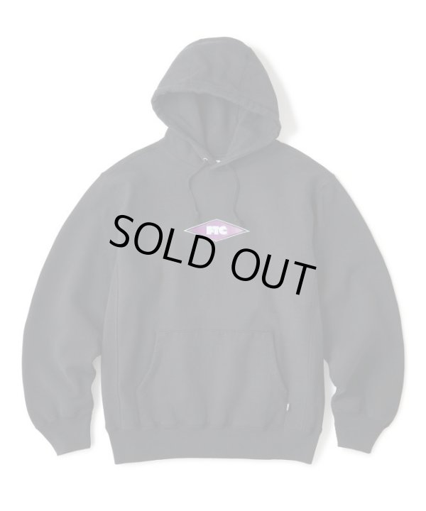 画像1: (再アップ)  FTC/DIAMOND LOGO PULLOVER HOODY  BLACK