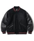 画像1: FTC/CLASSIC VARSITY JACKET  BLACK