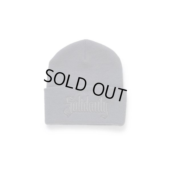 画像1: RATS/KNIT CAP SOLIDARITY  GRAY