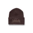 画像1: RATS/KNIT CAP SOLIDARITY  BROWN