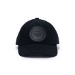 画像1: RATS/WOOL LEATHER PATCH CAP  BLACK