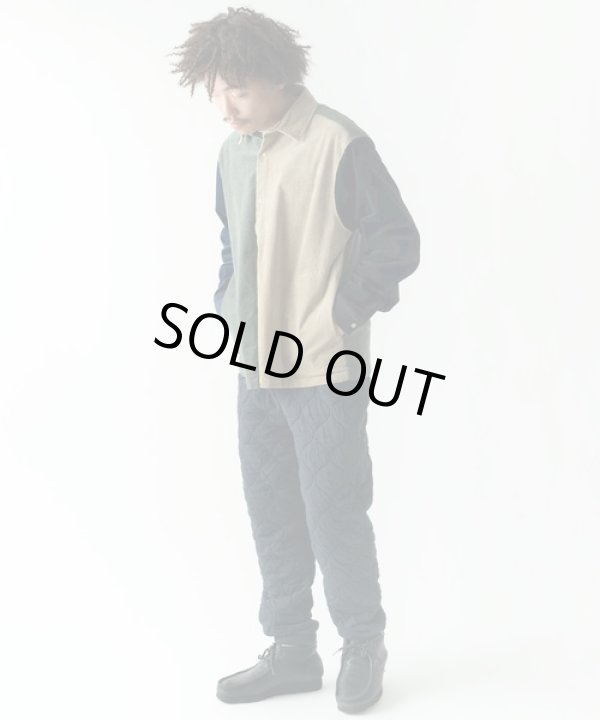 画像3: (再入荷) GYMMASTER/STRETCH CORDUROY SHIRT  BLACK
