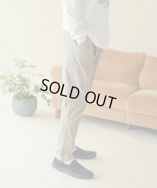 画像4: GYMMASTER/STRETCH TWILL TAPERED PANTS  BLACK