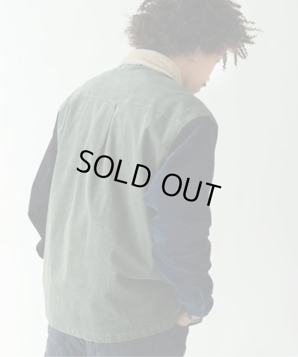 画像4: (再入荷) GYMMASTER/STRETCH CORDUROY SHIRT  BLACK