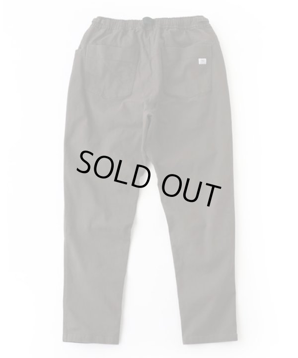 画像2: GYMMASTER/STRETCH TWILL TAPERED PANTS  BLACK